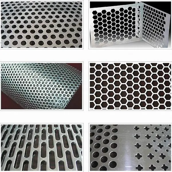 Punching Screens Metal Screen Round Hole Decorative Perforated Sheet Metal