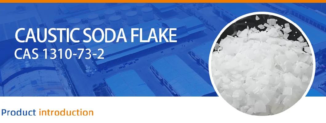CAS1310-73-2 Industrial White Flake Solid 99% Sodium Hydroxide Soda Flake