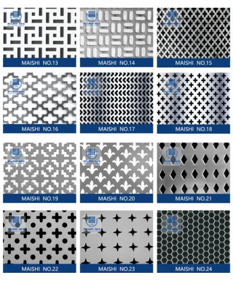 Aluminum Stainless Steel Low Carbon Steel Low Price Perforated Metal